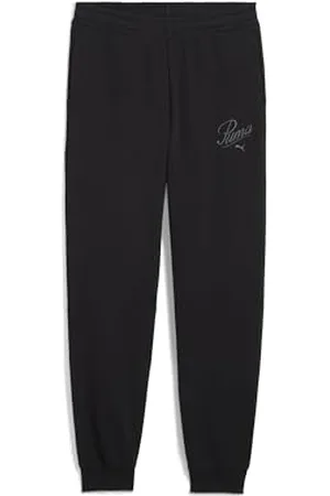 PUMA ESS Script Sweatpants TR G, Pantalon tricoté Fille, Black, 152