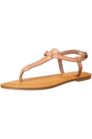 Amazon Tongs Décontractées avec Bride de Cheville Femme, , 39.5 EU