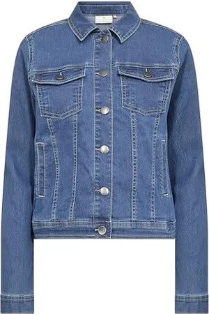 Kaffe Women Casual jacket Long sleeve Regular fit KAvicky Jeans Jacket