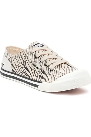 Rocket Dog Femme Jazzin Basket, Noir écru, 41 EU