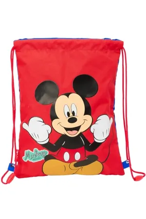 Safta Mickey Mouse Good Day - Sac à dos plat junior, idéal pour enfants de différents âges, confortable et polyvalent, qualité et résistance, 26 x 34 cm, , M, Décontracté