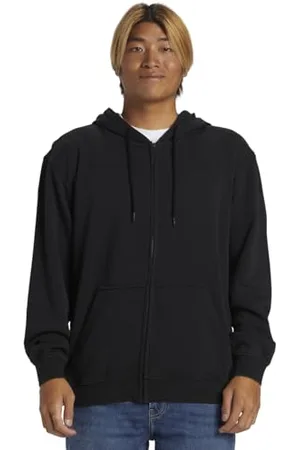 Quiksilver Homme Salt Water Zip Hoodie Sweatshirt À Capuche, Noir, S EU