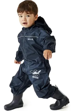 Regatta Puddle IV - Combinaison imperméable - Mixte Enfant - -Bleu , 48-60 mois (110 EU)