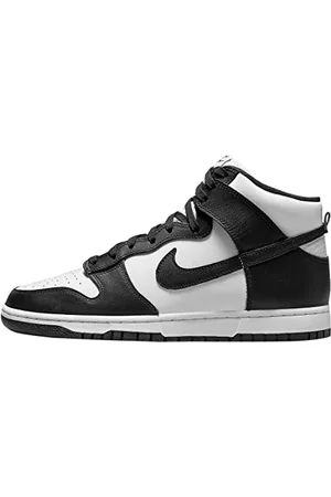 Nike Homme Dunk High Retro Sneaker, Blanc, Noir, Orange Total, 40 EU