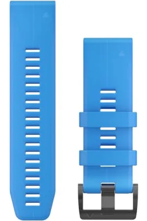 Garmin Acc,fenix 5X Plus 26mm QuickFit Cyan Blue Silicone Band