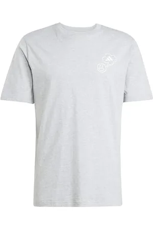 adidas Homme Lounge Verbiage Circle Graphic T-Shirt, , XL