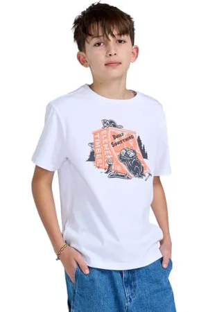 Element Timber Breaktime - T-Shirt à Manches Courtes - Garçon Enfant 8-16 - Blanc.