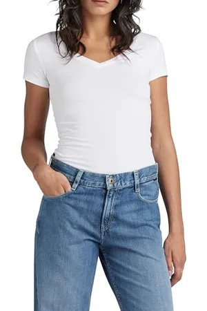 G-Star Femme Top Base V-Neck Cap, , XL