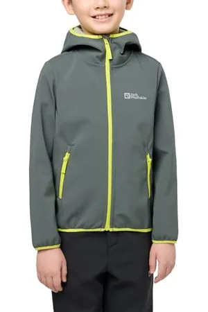 Jack Wolfskin FOURWINDS JACKET KIDS, Veste softshell Enfants unisexes,