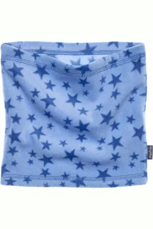 Playshoes Warmer Kinder Fleece-schlauchschal Sterne Echarpe, (Blau 7), Taille Unique Fille