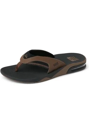 Reef Fanning, Flip-flop homme, Noir (Noir / Marron (Black / Brown)), 44 EU