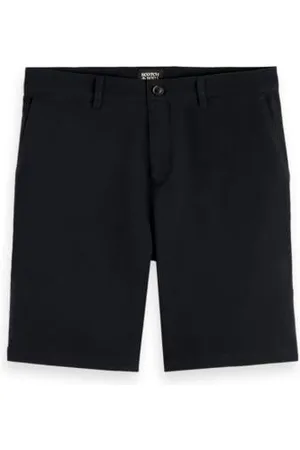 Scotch&Soda Core-Stuart-Cotton-Blend Twill Short, Black, 32W Hommes