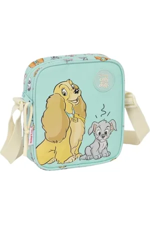 Safta CATS & DOGS - Petit sac à bandoulière pour enfant, idéal pour les enfants de 5 à 14 ans, confortable et polyvalent, qualité et résistance, 16 x 4 x 18 cm, , M, Décontracté