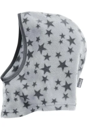 Playshoes Kinder Fleece-schlupfmütze Sterne Cagoule, Gris (Grau 33), Taille Unique Fille