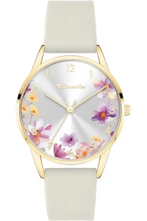 Tamaris Femmes Analogique Quartz Montre avec Bracelet en Silicone TT-0190-PQ