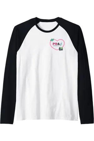 The Office Pam Beesly & Jim Adorable Moments F&B Manche Raglan