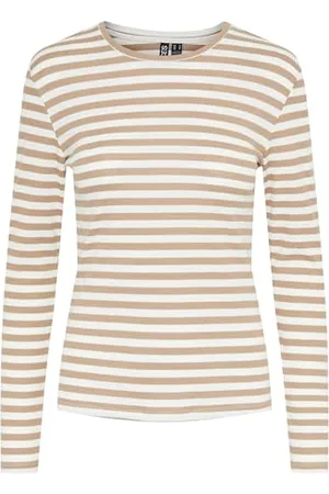 Pieces® Pcruka Ls Top Noos T-Shirt Manches Longues, , M Femme