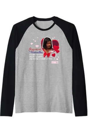 The Office Kelly Kapoor Valentine Manche Raglan