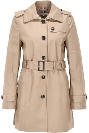 Tommy Hilfiger Veste Femme Heritage Single Breasted Trench Mi-Saison, , XXL