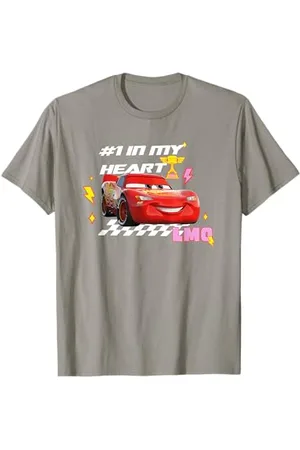 Cars Lightning McQueen In My Heart Valentine T-Shirt