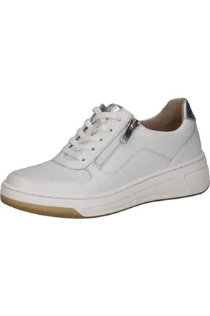 Caprice Femme Damen 9-23720-44 Basket, White/Silver, 42 EU
