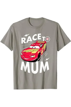 Cars McQueen Race To Mum Fête des Mères T-Shirt