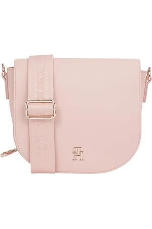 Tommy Hilfiger Sac à Bandoulière Sac Femme Logotape Large Bandoulière, Rose (Foggy Pink), Taille Unique