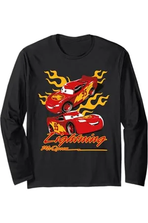 Cars Lightning McQueen Faster Than Fast Manche Longue
