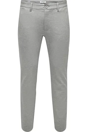 Only & Sons Onsmark Slim Herringbone 2911 Pantalon Noos Chino, , 32W x 32L Homme