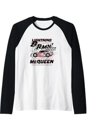 Cars Lightning McQueen Speed Frenzy Manche Raglan