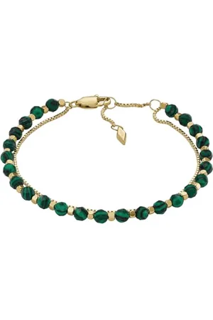 Fossil Bracelet pour femme All Stacked Up Beads vert malachite, JF04541710