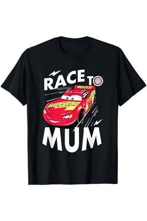 Cars McQueen Race To Mum Fête des Mères T-Shirt