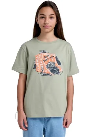 Element Timber Breaktime - T-Shirt à Manches Courtes - Garçon Enfant 8-16 - Vert.