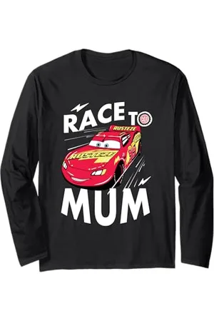 Cars McQueen Race To Mum Fête des Mères Manche Longue