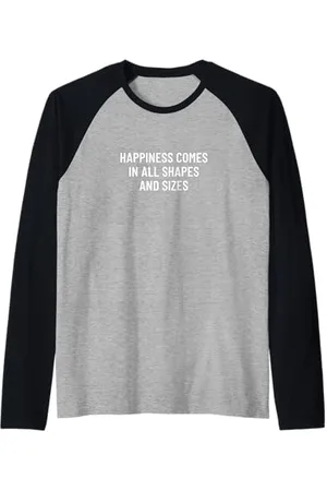 Statement Blend Le bonheur vient dans toutes les formes et tailles Manche Raglan