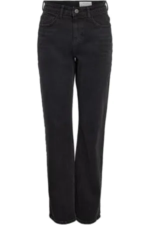 Noisy May Nmmonica Hw Straight Jean Black Noos Noir, 29W x 30L Femmes