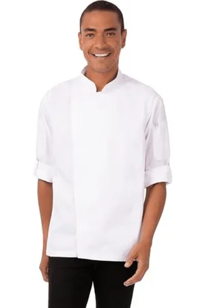 Chef Works BCLZ008WHTL Veste de chef pour homme Taille L