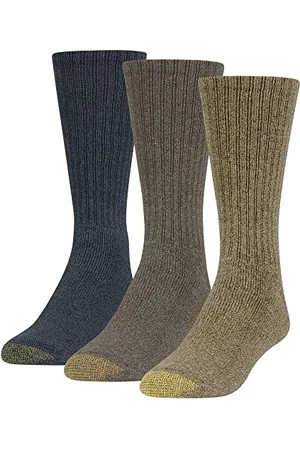 Gold Toe Uptown Crew Lot de 3 Paires de Chaussettes décontractées, , Homme