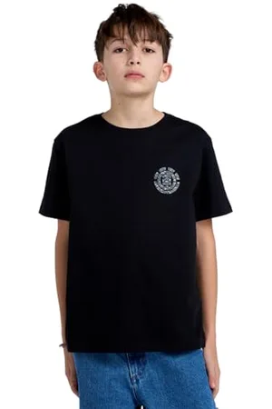 Element Timber Sliding - T-Shirt à Manches Courtes - Garçon Enfant 8-16 - Bleu.