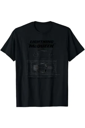 Cars McQueen Blueprint Sketch T-Shirt