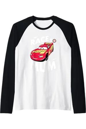 Cars McQueen Race To Mum Fête des Mères Manche Raglan