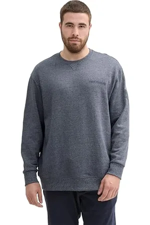 TOM TAILOR 1045877 Maillot de survêtement, 19932-Navy Grindle Structure, 4XL Homme