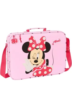 Safta MINNIE MOUSE NAIVE - Portefeuille extrascolaire, porte-tout, bandoulière, confortable et polyvalent, qualité et résistance, 38 x 6 x 28 cm, , M, Décontracté