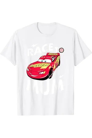 Cars McQueen Race To Mum Fête des Mères T-Shirt