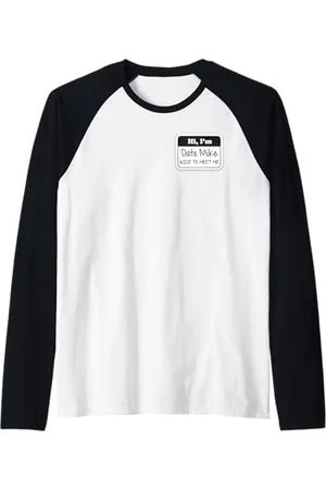 The Office Date Mike Nice To Meet Me Front And Back Manche Raglan