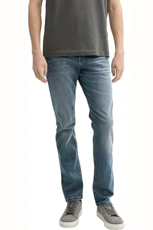 TOM TAILOR 1035878 Jean Josh Regular Slim, 10160-Bleu Gris Denim, 36W x 32L Hommes
