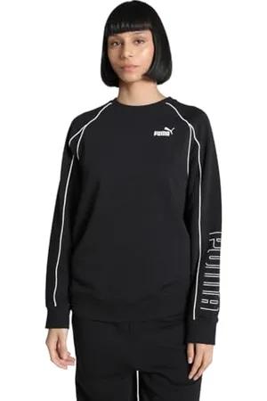 PUMA Sport Relaxed Crew TR, Sweat à Capuche Fille, Black, L