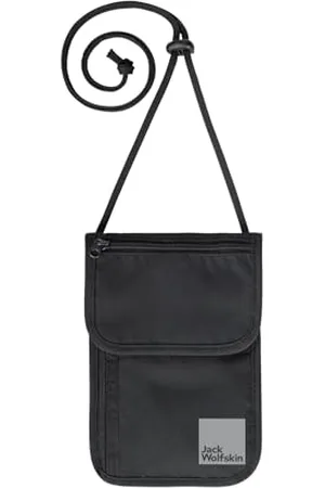 Jack Wolfskin Organizer Pochettes Tour de Cou Unisexe-Adulte, Black, One Size