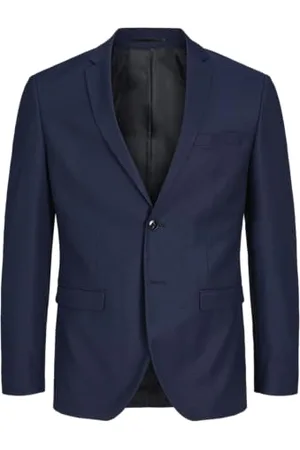 JACK & JONES JPRSOLARIS Blazer Noos PLS Veste De Costume, Dark Navy, 70 Homme