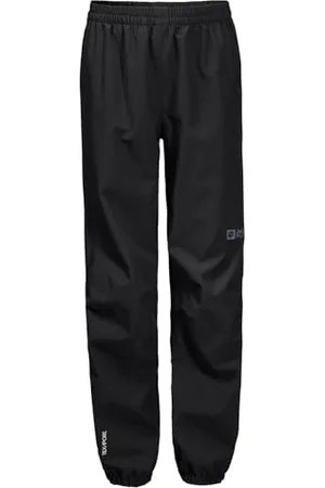 Jack Wolfskin Rainy Days Pants Kids Unisex Kinder, Black, 152